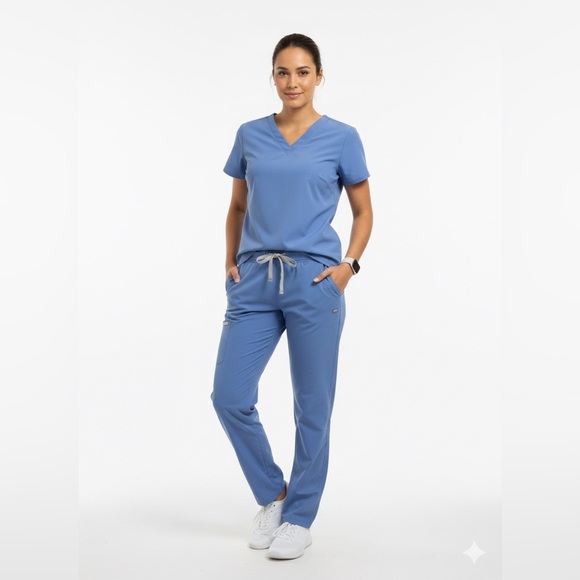 Figs Pants - Figs Women's Blue Scrub Pants size S/T
